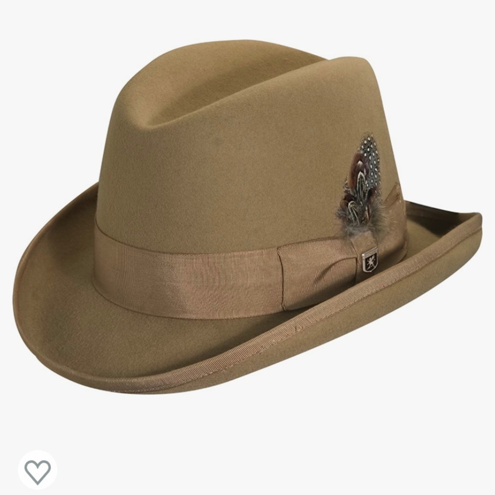 Stacy Adams men’s dress hat - color Camel, size Medium NEW WITH TAGS